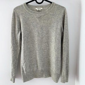J. Crew Crewcuts Light Gray Heather Cashmere Pullover Crewneck Sweater Kids 14